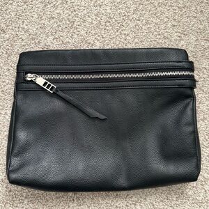 Black Leather Nine West Casual Bag